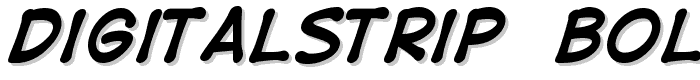 DigitalStrip  Bold font